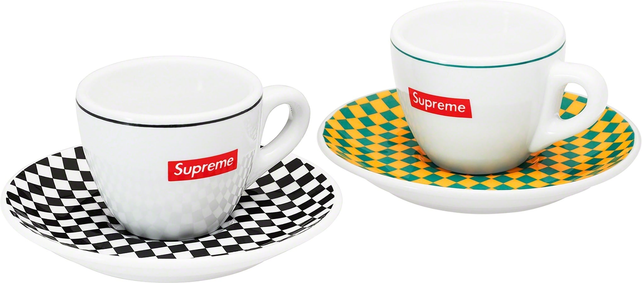 Supreme®/IPA Porcellane Aosta Espresso Set (Set of 2)
